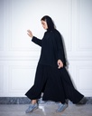 High Neck Abaya Black