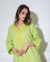 Pistachio linen cording (EMB 14)