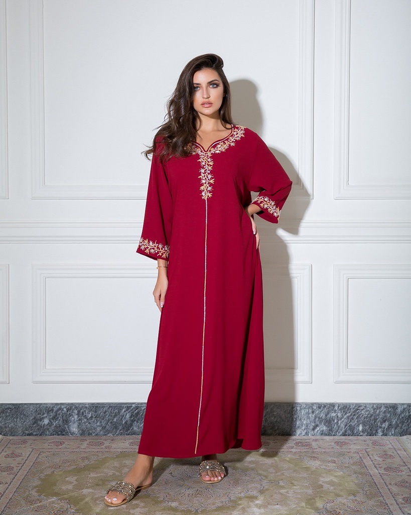 Maroon with Beige (HW 05)