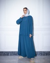 High Neck Abaya Turquoise