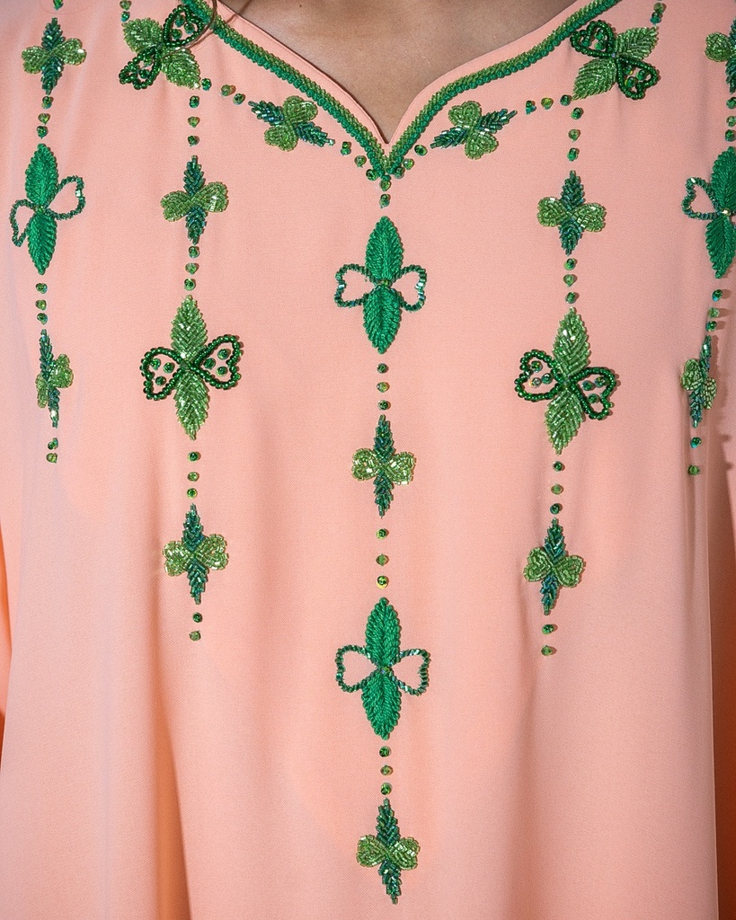 Peach with Green (HW 08)