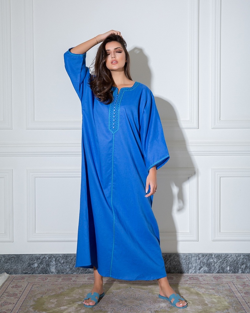 Royal Blue Linen Cording (EMB 10)