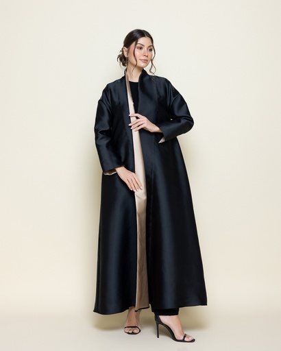 High Neck Abaya Satan (1-98)